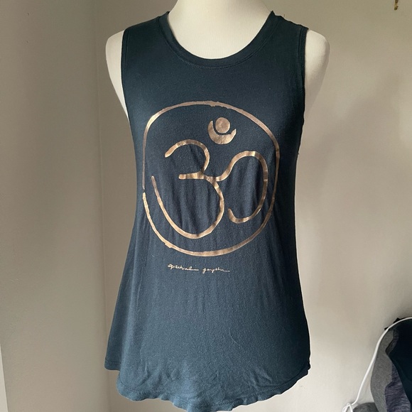 Spiritual Gangster Om Graphic Muscle Tank - Picture 2 of 3